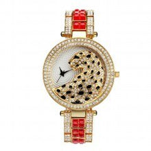 Load image into Gallery viewer, MISSFOX Tiger Wonder Women Fashion Watches Quartz Bracelet Watch Timepiece Golden Clock Ladies Gold Shockproof Waterproof Watch