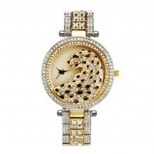 Load image into Gallery viewer, MISSFOX Tiger Wonder Women Fashion Watches Quartz Bracelet Watch Timepiece Golden Clock Ladies Gold Shockproof Waterproof Watch