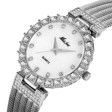 Load image into Gallery viewer, MISSFOX Women Watches With Diamond Silver Jewelry Luxury Elegance Minimalist Popular Women&#39;s Hand Bracelet Watch Most Sold 2020