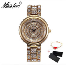 Load image into Gallery viewer, Women Watches Luxury Bracelet Watch Ladies Watch Designer Brand Diamond Quartz Gold Wrist Watch Gifts For Woman reloj mujer 2019