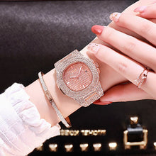 Load image into Gallery viewer, Top Luxury Women Bracelet Watch Fashion Crystal WristWatches Womens Watches Dress Ladies Quartz Clock Dropshiping Reloj Mujer