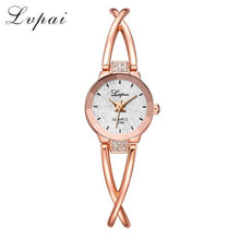 Load image into Gallery viewer, LVPAI 2020 Ladies Watches Bracelet Watch Women Fashion Casual Rhinestone Steel Band Quartz Wristwatch Female Clock reloj mujer