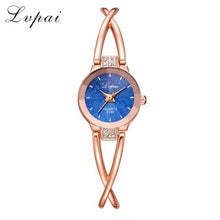 Load image into Gallery viewer, LVPAI 2020 Ladies Watches Bracelet Watch Women Fashion Casual Rhinestone Steel Band Quartz Wristwatch Female Clock reloj mujer