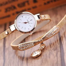 Load image into Gallery viewer, Fashion Luxury Retro Bracelet Watch Casual Leather Women Watches Quartz Wrist Watch Ladies Clock reloj mujer relogio feminino