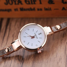 Load image into Gallery viewer, Fashion Luxury Retro Bracelet Watch Casual Leather Women Watches Quartz Wrist Watch Ladies Clock reloj mujer relogio feminino