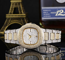 Load image into Gallery viewer, Fashion Women&#39;s Wrist Watches with Diamond Golden Watchband Top Luxury Brand Ladies Jewelry Bracelet Watch Female Gift 2018