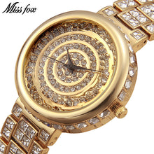 Load image into Gallery viewer, MISSFOX Miss Fox Brand Casual Women Watches Silver Bracelet Watch Women 2018 Gold Luxury Wrist Watches For Women Orologi Donna