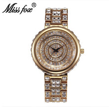 Load image into Gallery viewer, MISSFOX Miss Fox Brand Casual Women Watches Silver Bracelet Watch Women 2018 Gold Luxury Wrist Watches For Women Orologi Donna