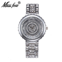 Load image into Gallery viewer, MISSFOX Miss Fox Brand Casual Women Watches Silver Bracelet Watch Women 2018 Gold Luxury Wrist Watches For Women Orologi Donna